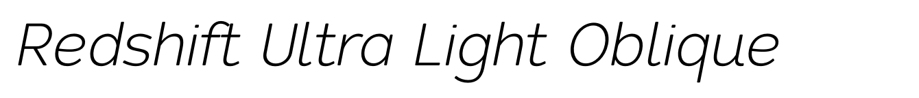 Redshift Ultra Light Oblique image